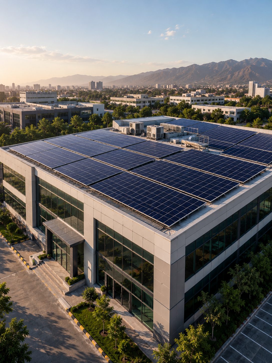 Retail Plaza Solar Roof